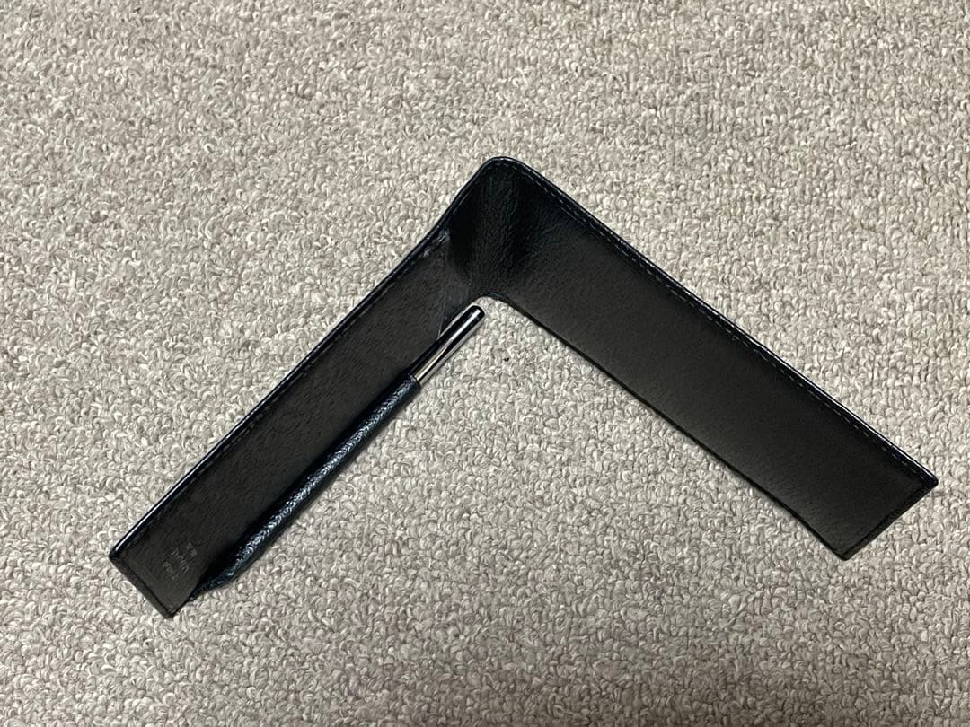 Smythson（スマイソン）　レザーメモパッド &ポールペン　英王国御用達