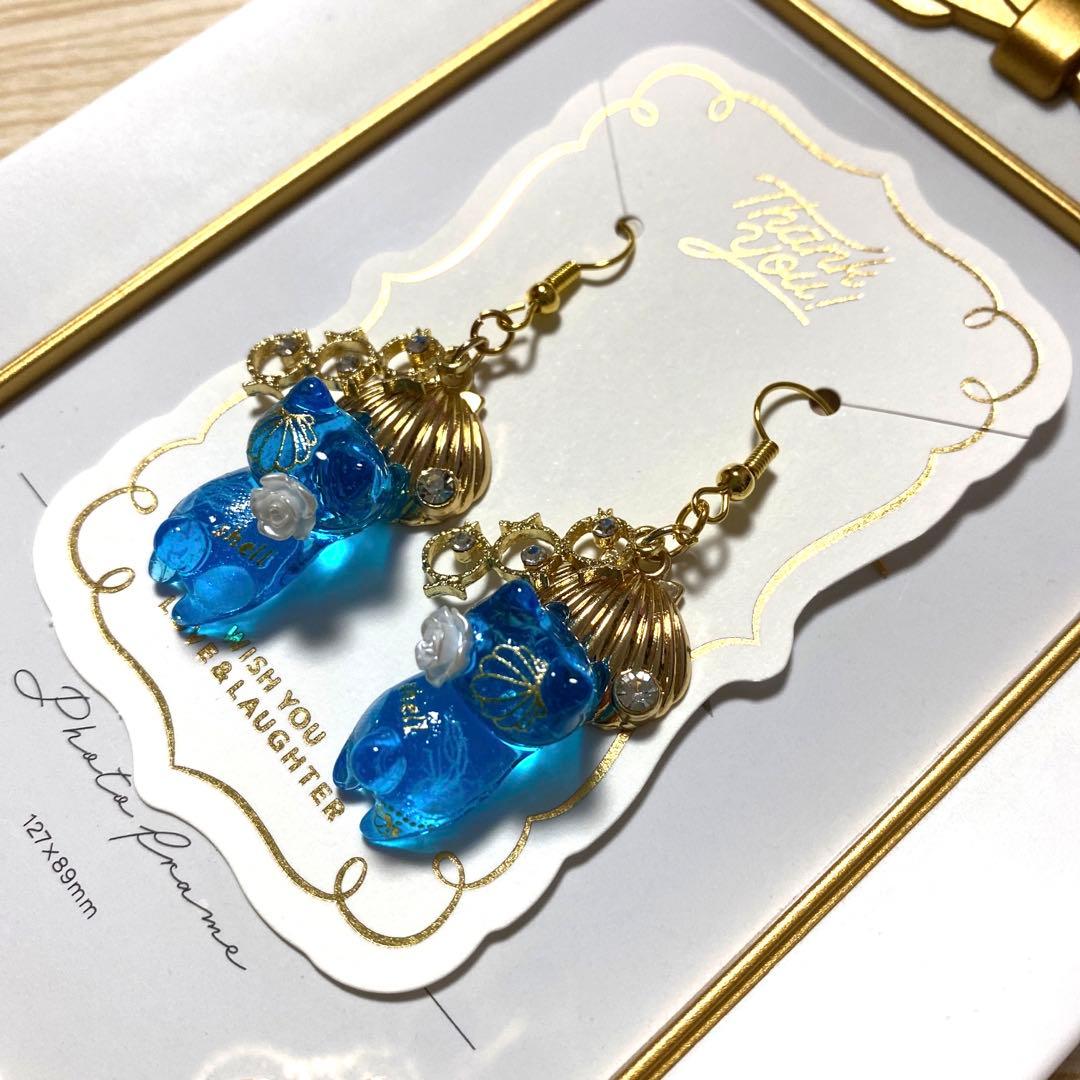 ☆シェルとお魚Summer猫ちゃんピアス☆