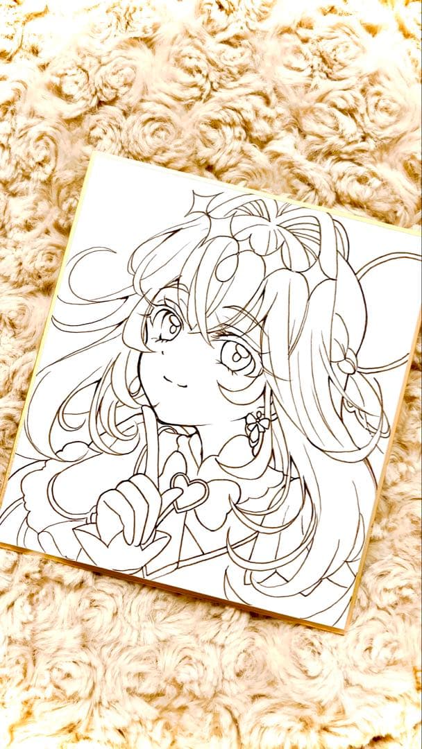 ど*り様 イラスト　手書きアナログイラスト　ファンアート　一点物　原画　No.3