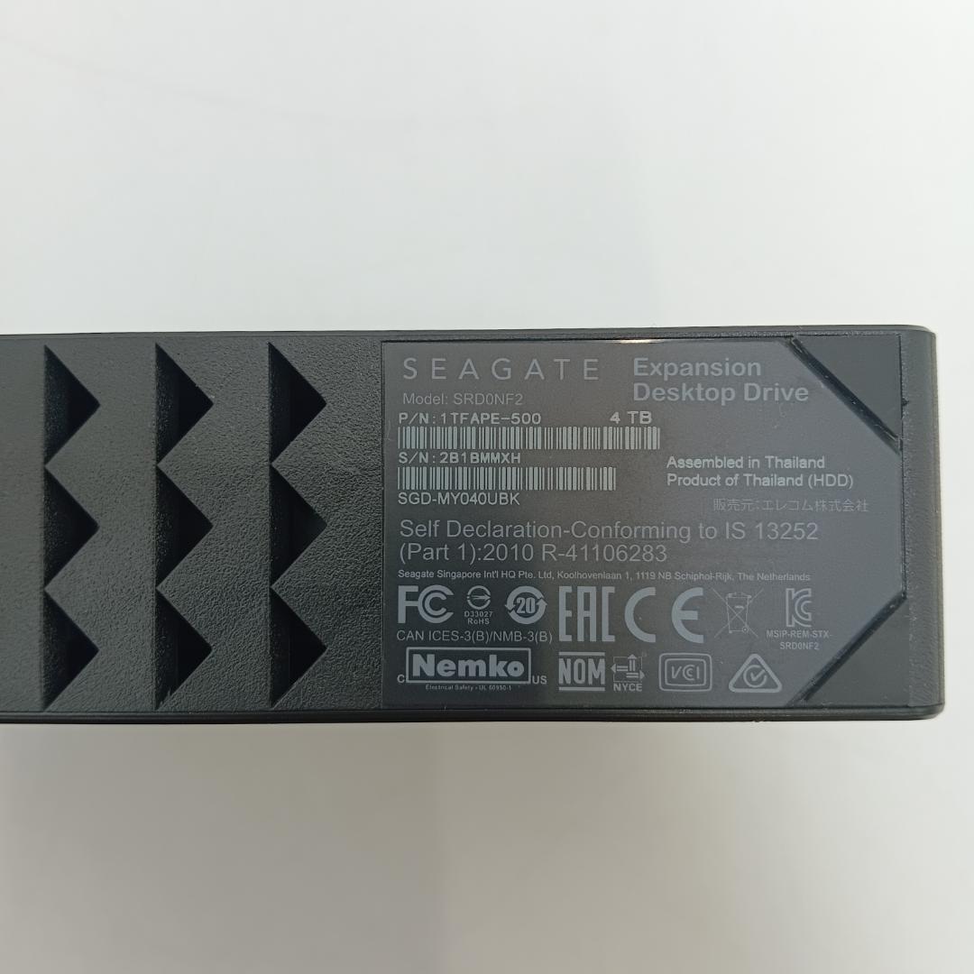 9m6758b1h ハードディスク 4TB エレコム SGD-MY040UBK