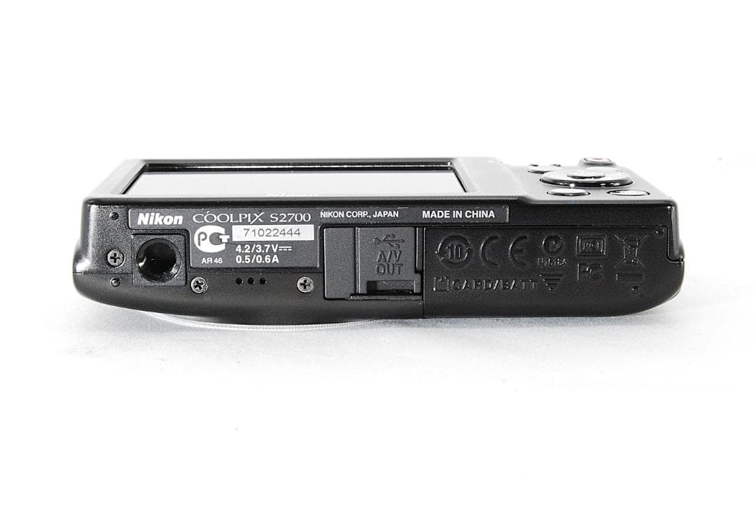 【美品/動作確認済】Nikon CoolPix S2700 スマホ転送OK フル