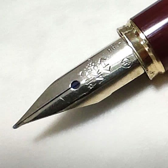 パイロット　万年筆　L　ワインレッド　ヴィンテージ　14K　586　廃番　レトロ