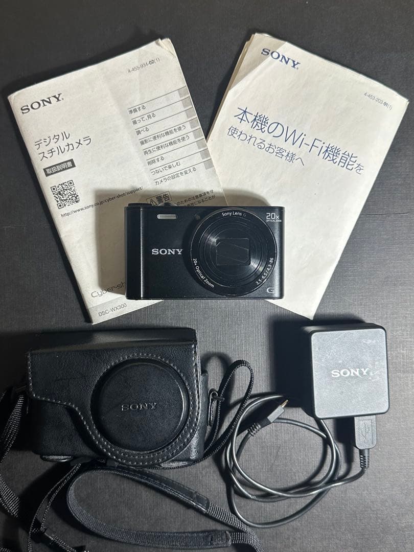 SONY Cyber-shot DSC-WX300+カメラケース（動作確認済み）