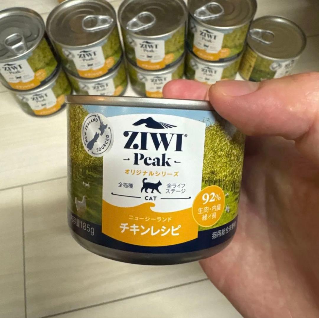 ZIWI Peak ジウィピーク キャットフード チキンレシピ 185g 10缶