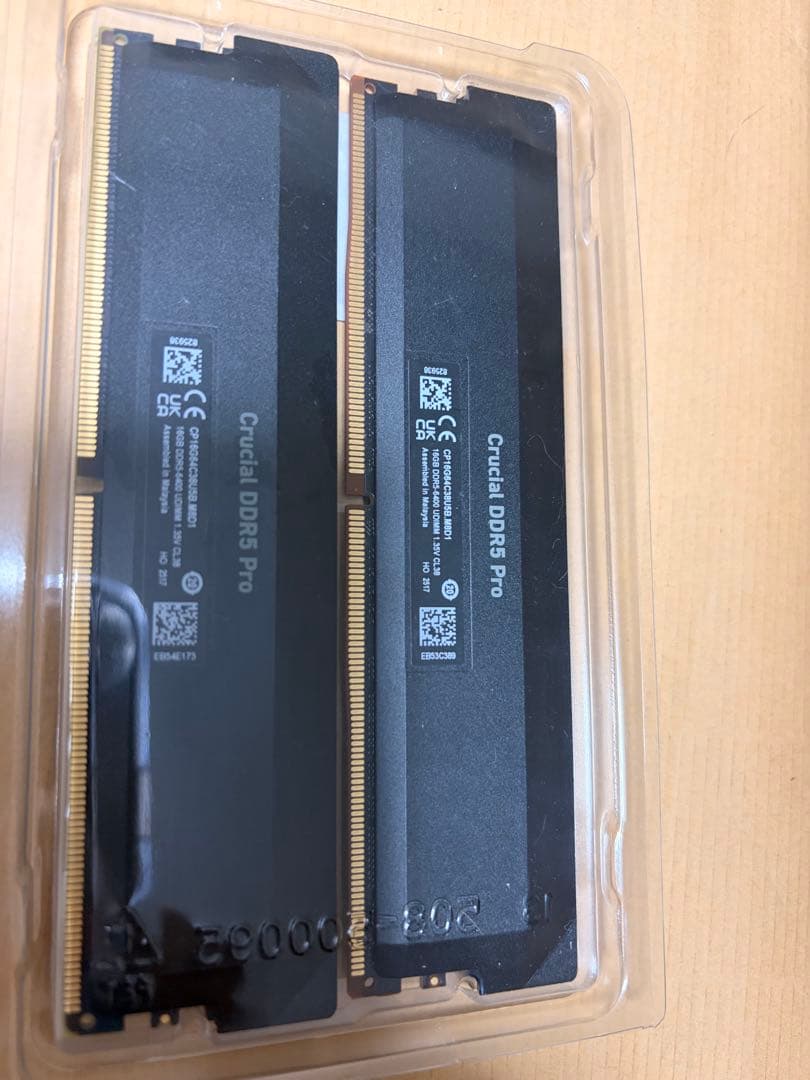 Crucial DDR5（16G×2） CP2K16G64C38U5B