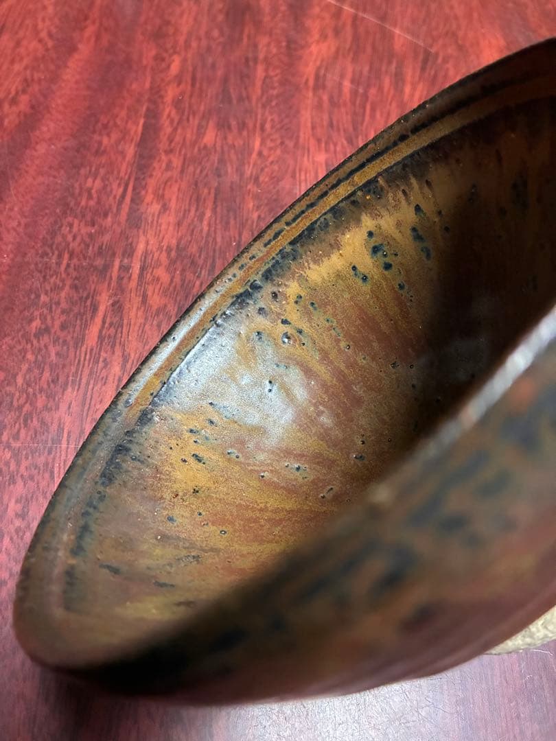 送料込み 無形文化財 鈴木八郎 茶碗 共箱なし