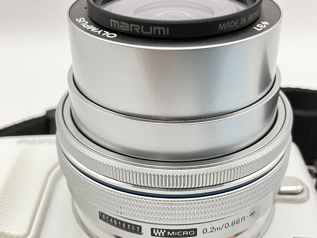 【美品】オリンパス OLYMPUS 14-42mm パンケーキレンズ