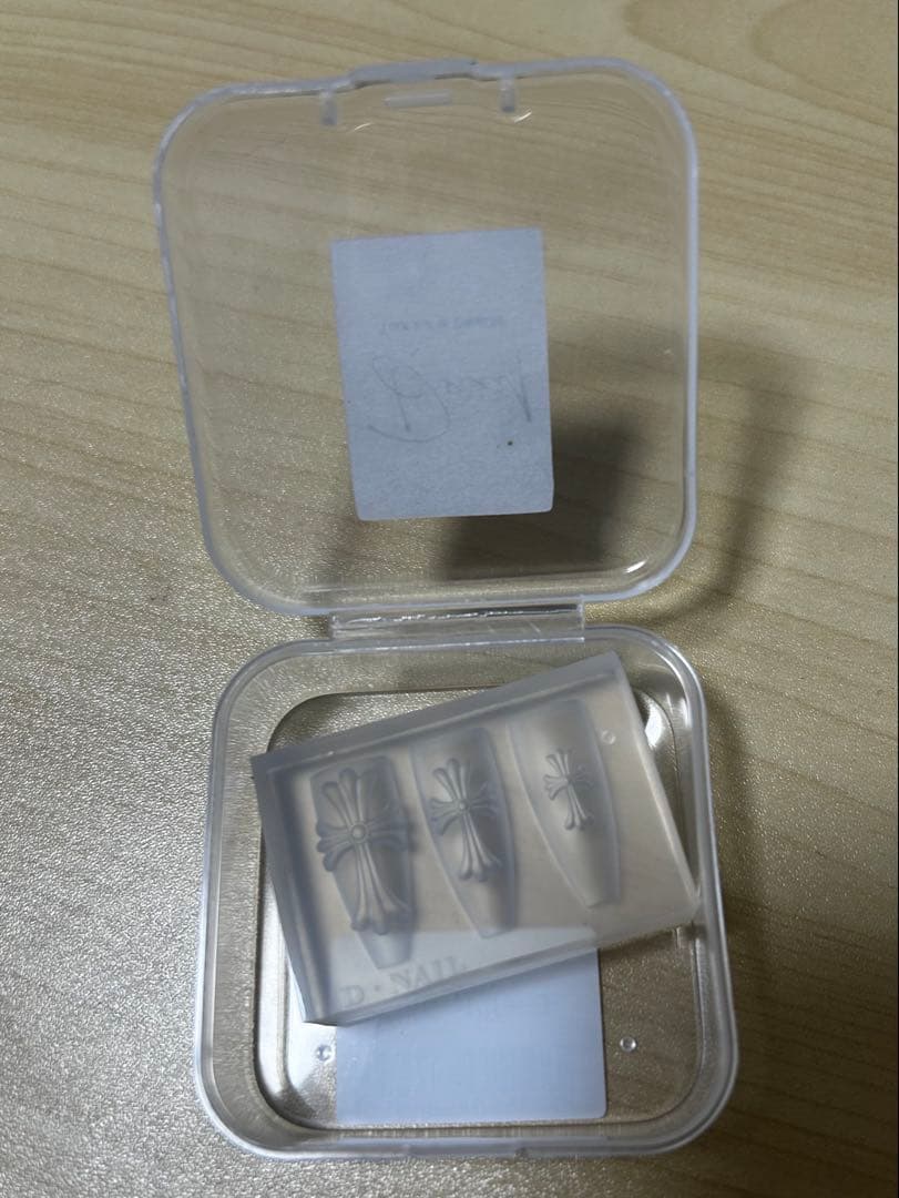 D.nail ネイル シリコンモールド クロス パーツ 十字架 シリコンモールド