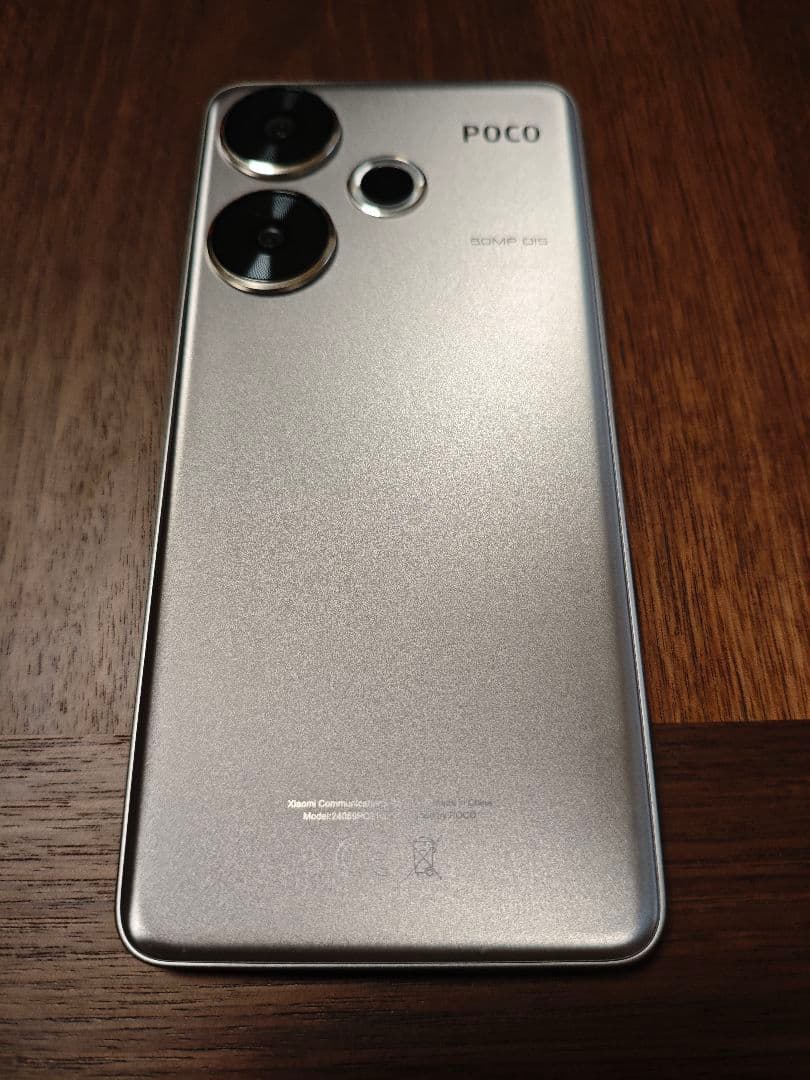 【美品】POCO F6 チタンカラー 12GB RAM 512GB ROM