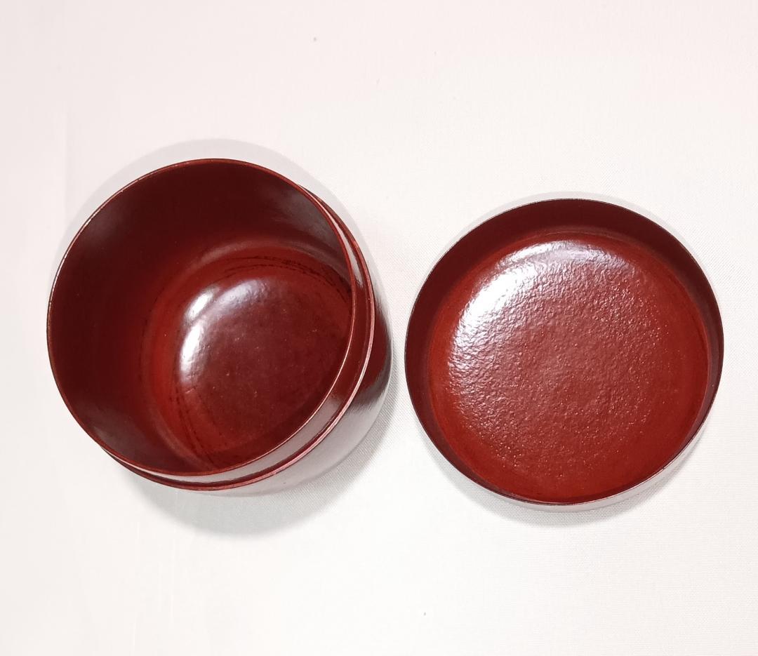 茶道具　乾漆造棗　蒔絵師友斎作　宗全好写　吉野絵大棗　美品！！