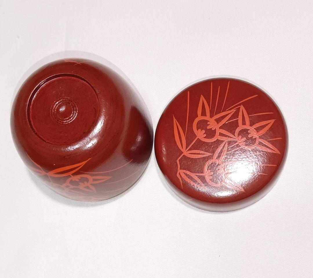 茶道具　乾漆造棗　蒔絵師友斎作　宗全好写　吉野絵大棗　美品！！