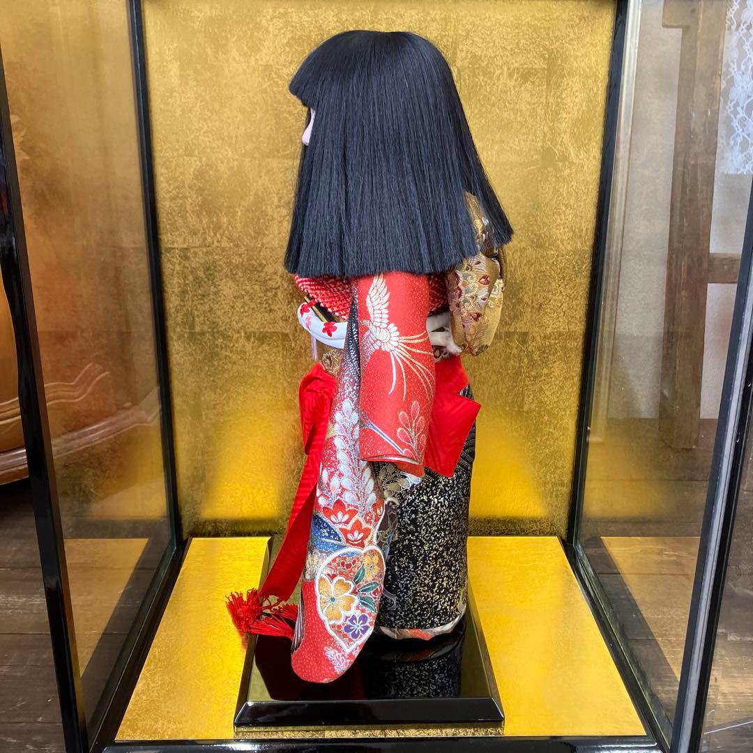 美品　市松人形　光淋　伝統工芸師　市松人形師　松乾斎東光