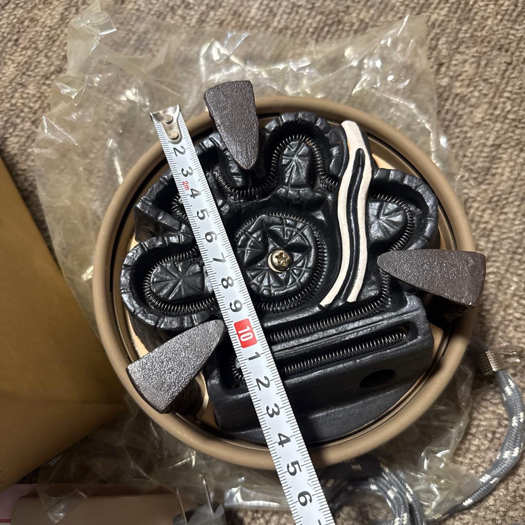 野々田 F415 炭型ヒーター 電熱器 茶道具 未使用保管品