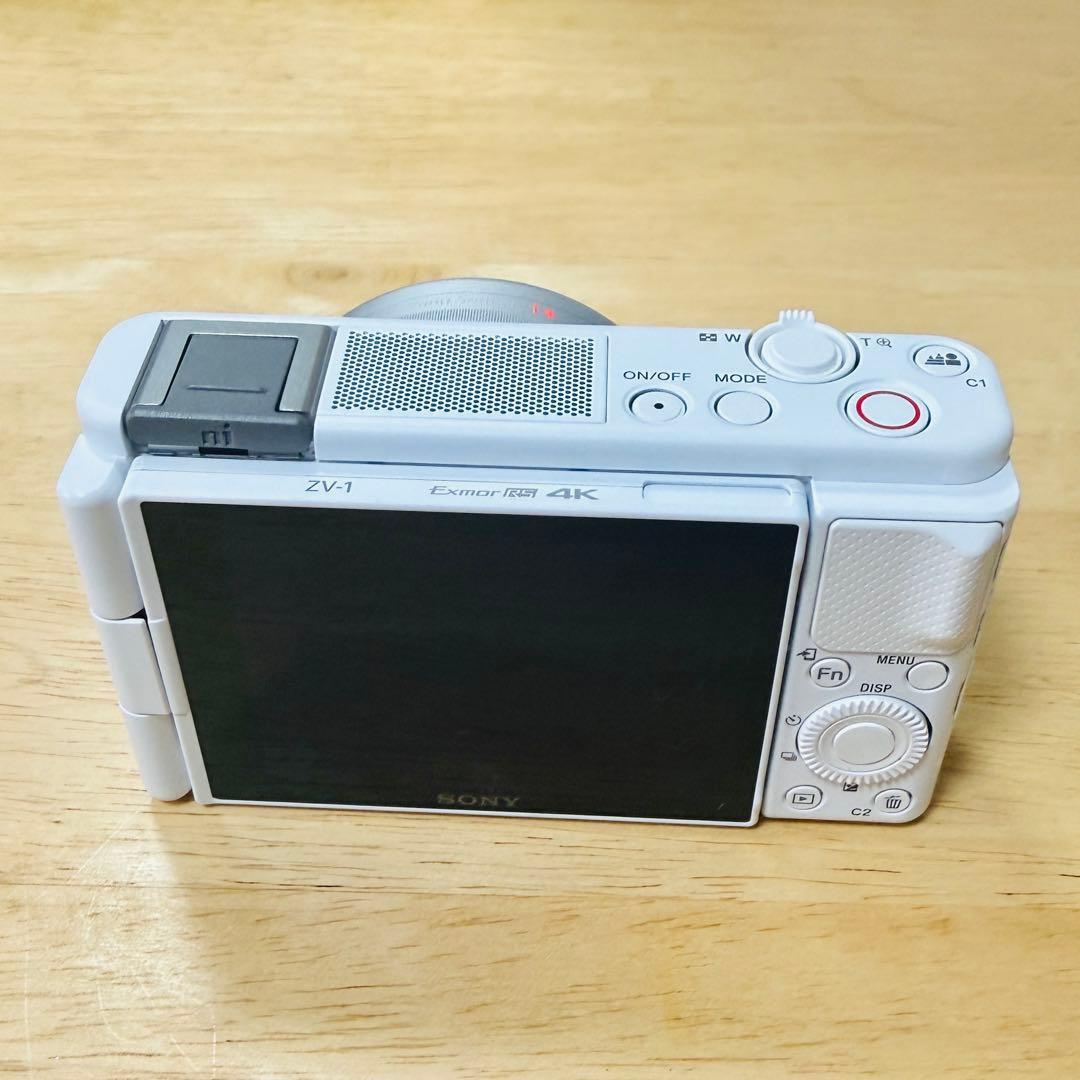 【美品】SONY VLOGCAM ZV-1 ホワイト