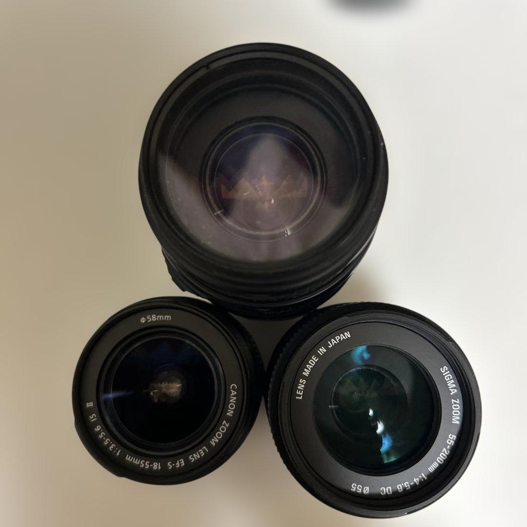 Canon EOS kissx4 レンズ3本セット
