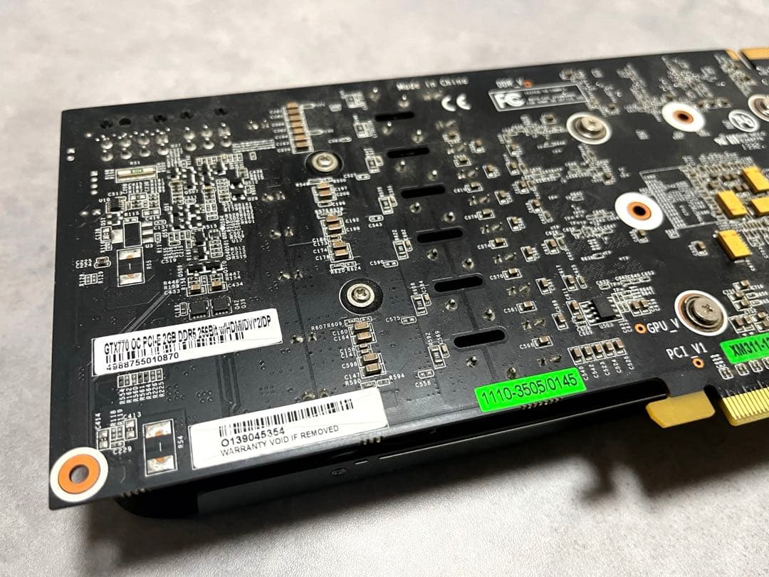 グラフィックボード・グラボ・ビデオカード GALAXY GeForce GTX 770 2048MB GDDR5