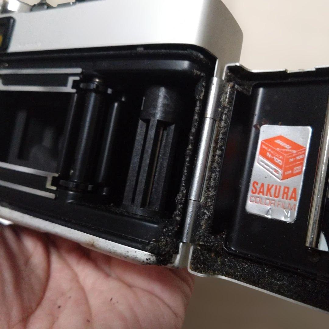 実写済　露出計作動　KONICA C35 フィルムカメラ