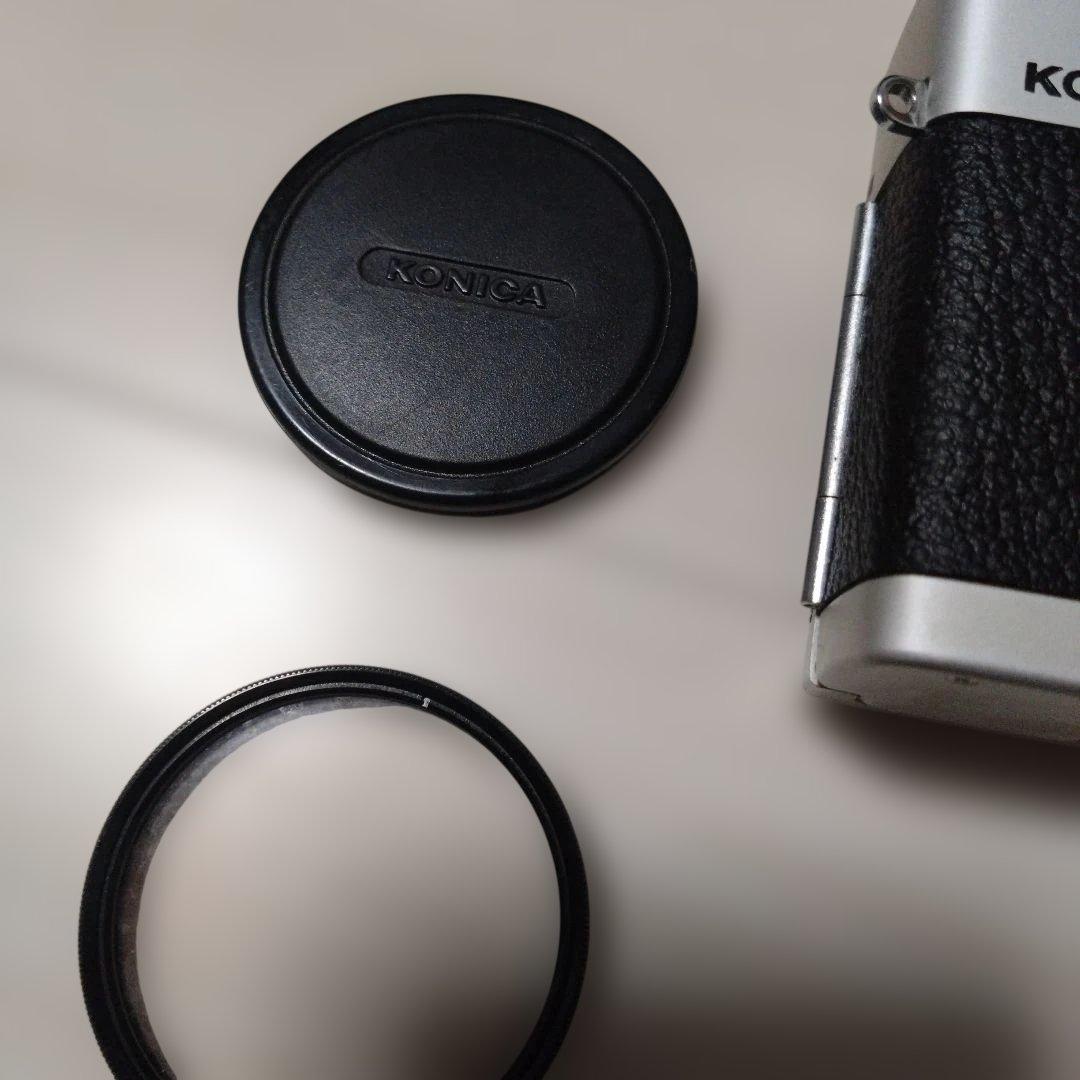 実写済　露出計作動　KONICA C35 フィルムカメラ