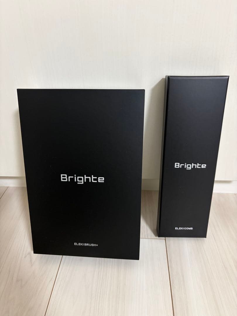 Brighte エレキブラシ＋、エレキコーム、パック2枚 3点セット