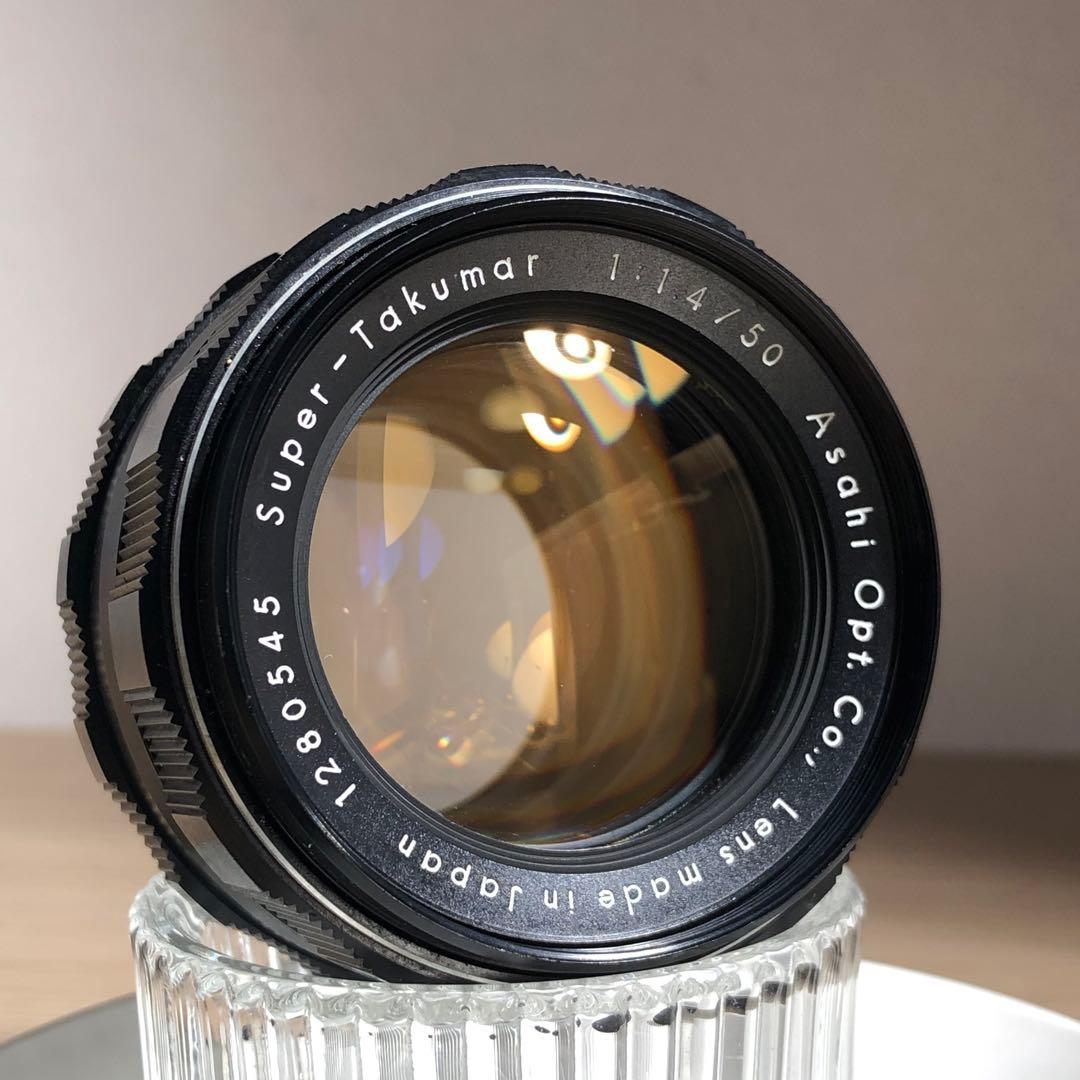 【前期型8枚玉】SUPER TAKUMAR 50mm f1.4 m42マウント