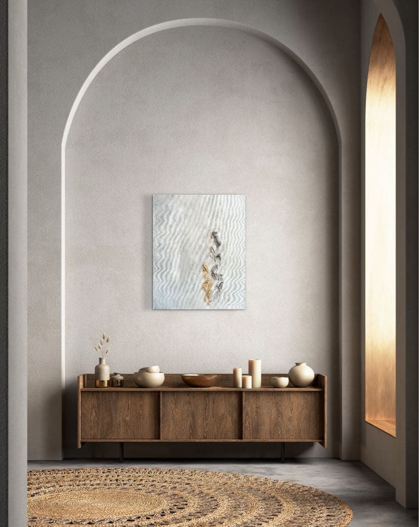 現代アート　65×53㎝　大きめ　モダン　絵画　原画　抽象画　アートパネル
