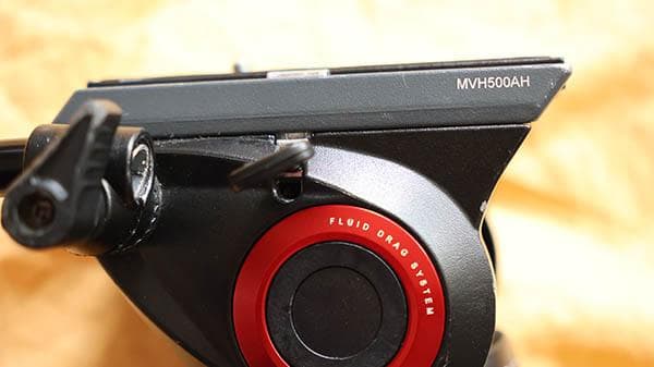 ビデオ雲台MVH500AH ＋Manfrotto 190＋パッド付き三脚バッグ