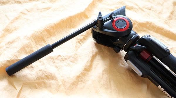 ビデオ雲台MVH500AH ＋Manfrotto 190＋パッド付き三脚バッグ