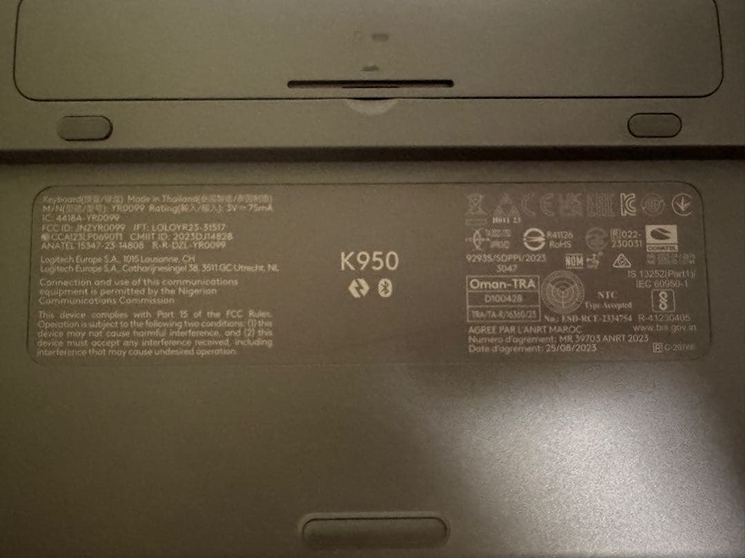 【最終値下げ】Logicool K950 Bluetoothキーボード＆マウス