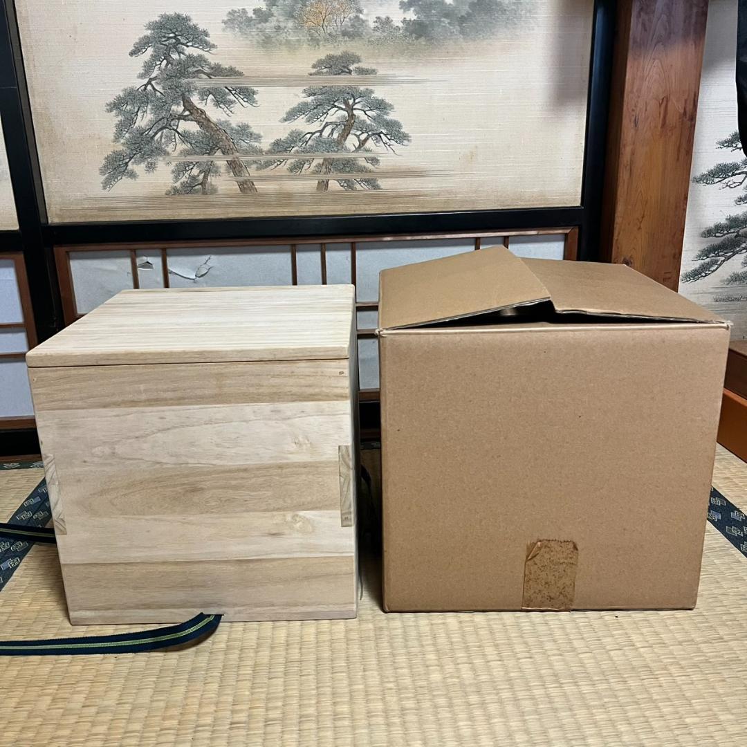 金森紹栄作　国師釜　共箱付き　茶道具