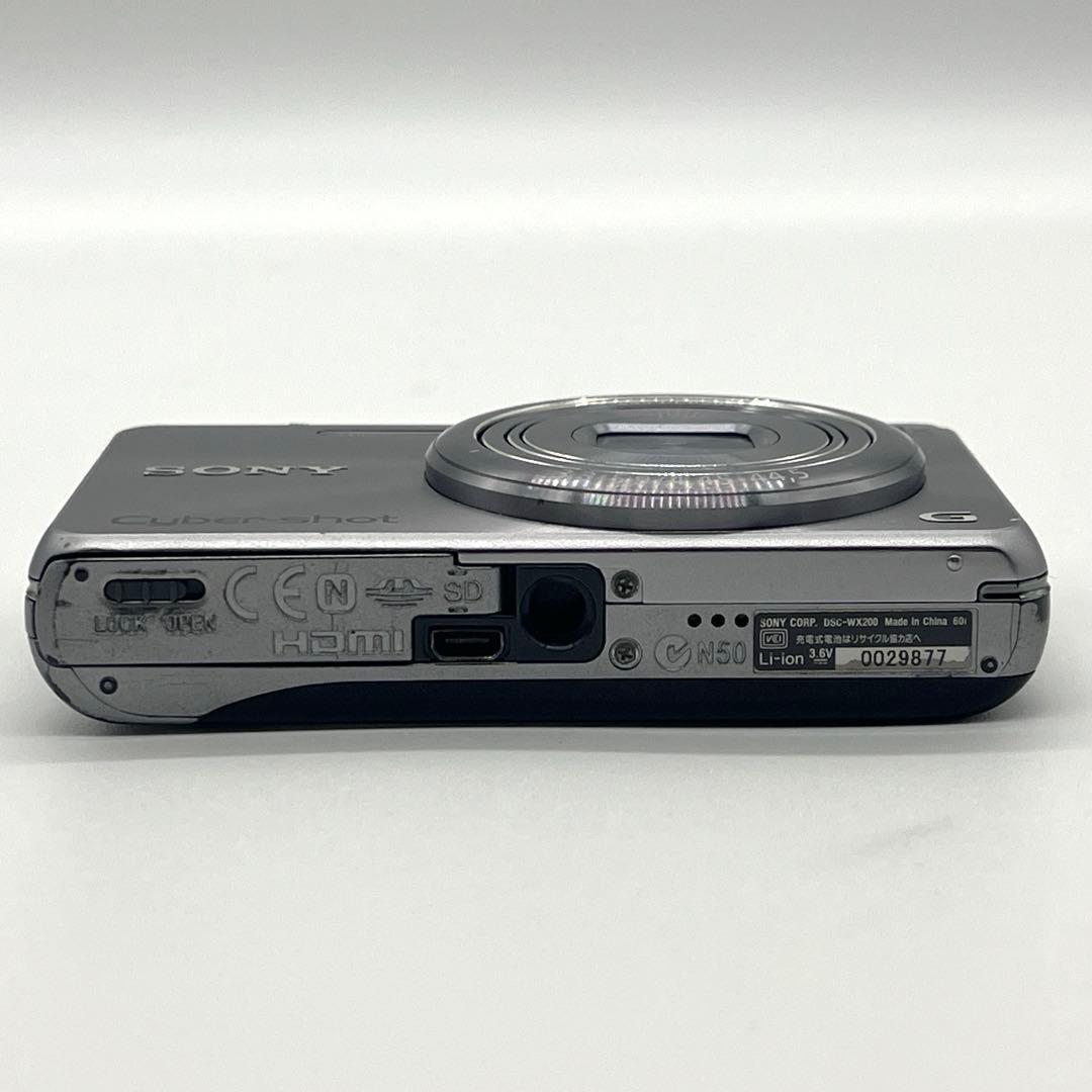 SONY Cyber-shot DSC-WX200 デジタルカメラ シルバー