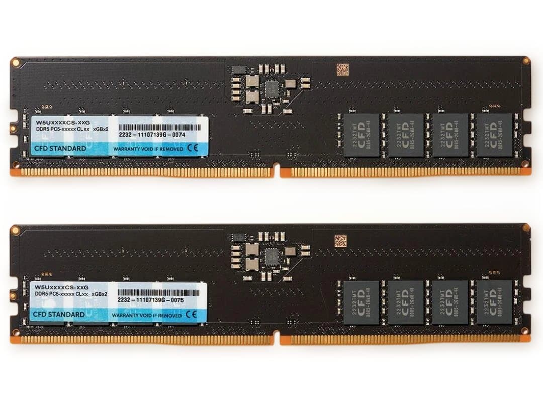 新品 CFD STANDARD DDR5-5600 32GB（16GB×2）②