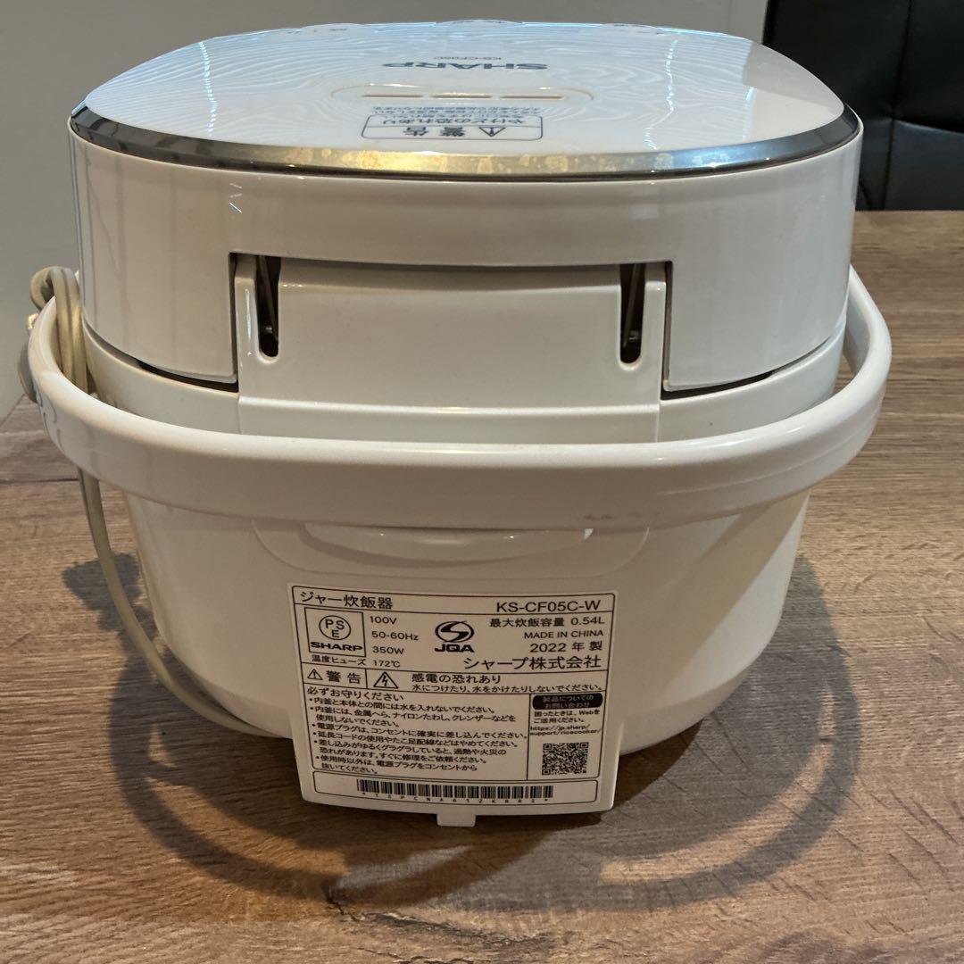 Kシャープ ジャー炊飯器 KS-CF05C美品 通電確認済み