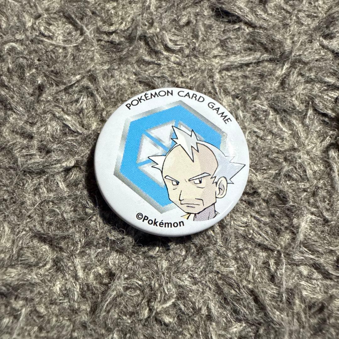 【非売品】ポケカのイベント景品 ジョウト地方 ジムリーダー 缶バッジ 【希少】
