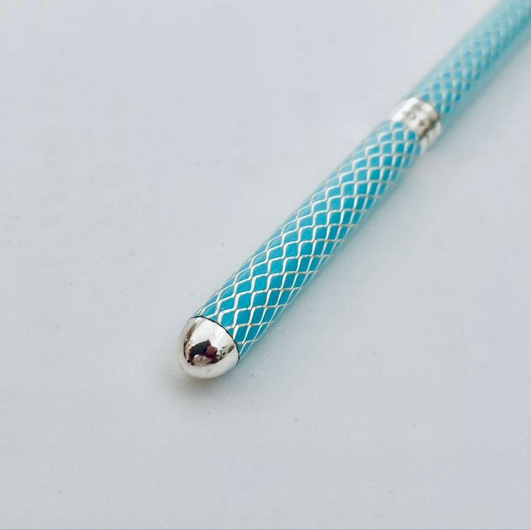 レア◆ティファニー純銀ボールペン ヘビ柄シルバー925 Tiffany ドイツ製