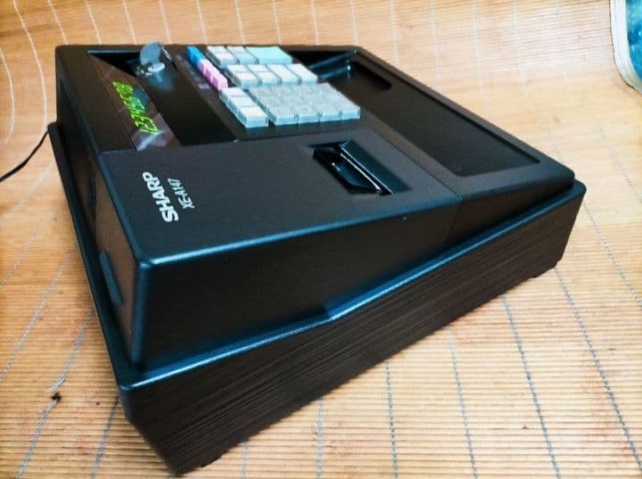 シャープレジスター　XE-A147　PC連携売上管理フル設定無料　550500