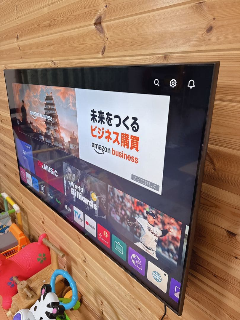 “8K “の圧倒的な映像美をNano Cell TV LG製　液晶テレビIPS