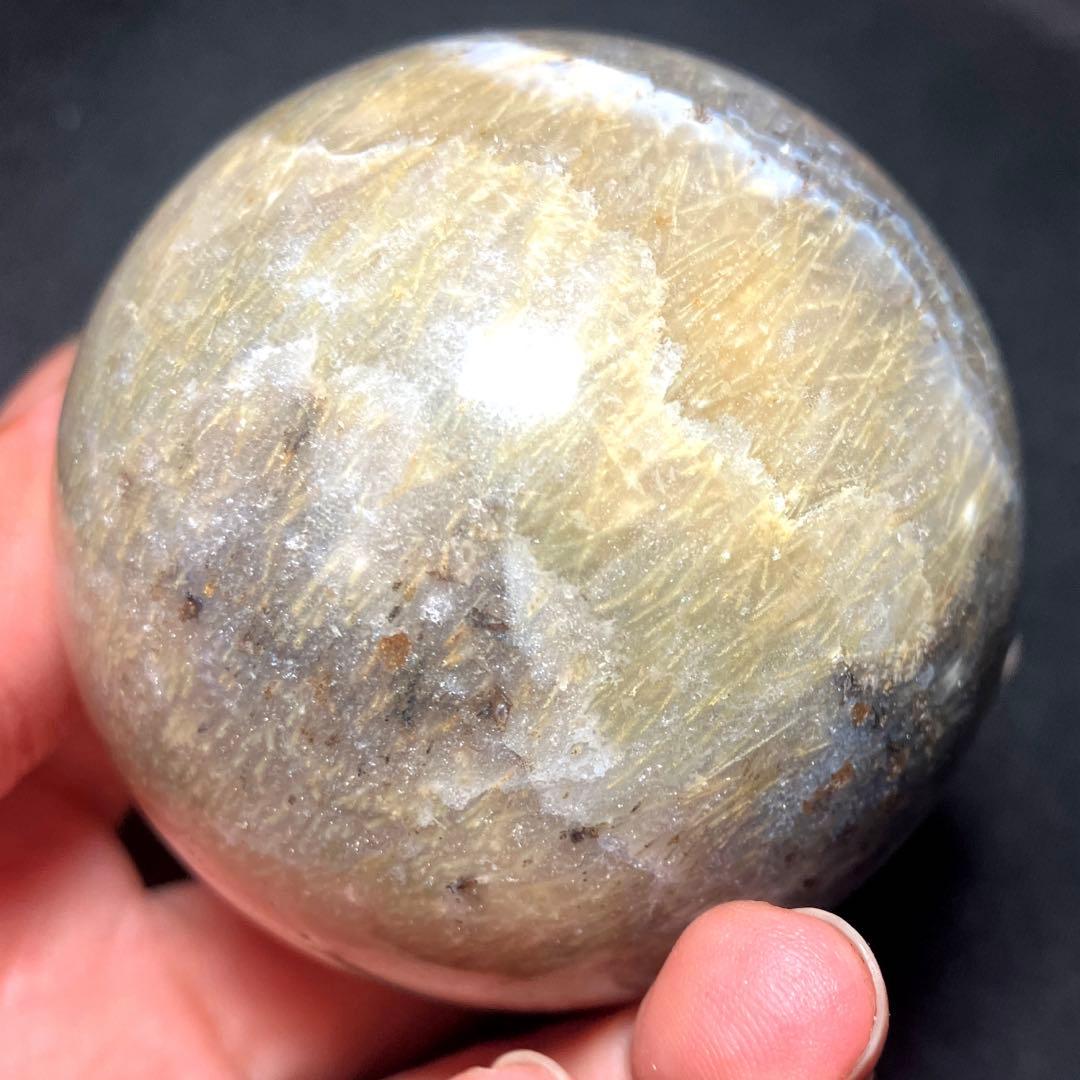 超大玉　60mm ゴールドルチルクォーツ　金針水晶　パワーストーン