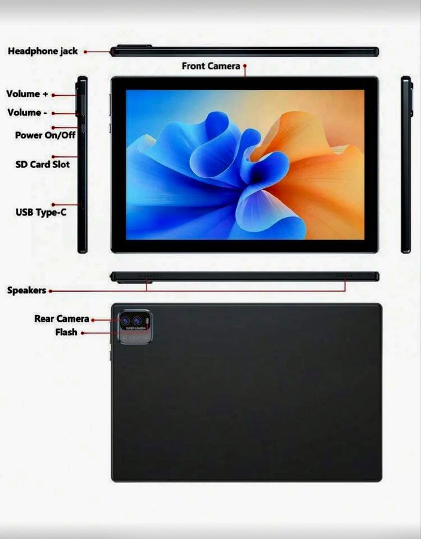 COOPERS Android 15 タブレット 10インチ