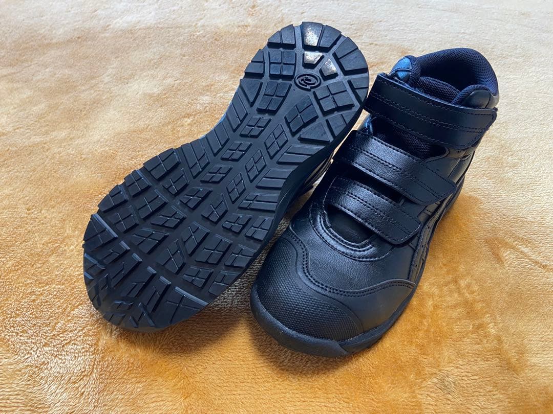 ASICS 安全靴 ブラック ベルクロ 22.5㎝