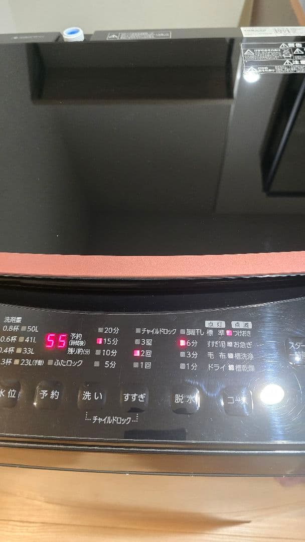 アイリスオーヤマ 全自動洗濯機 IAW-T605BL 2023年製