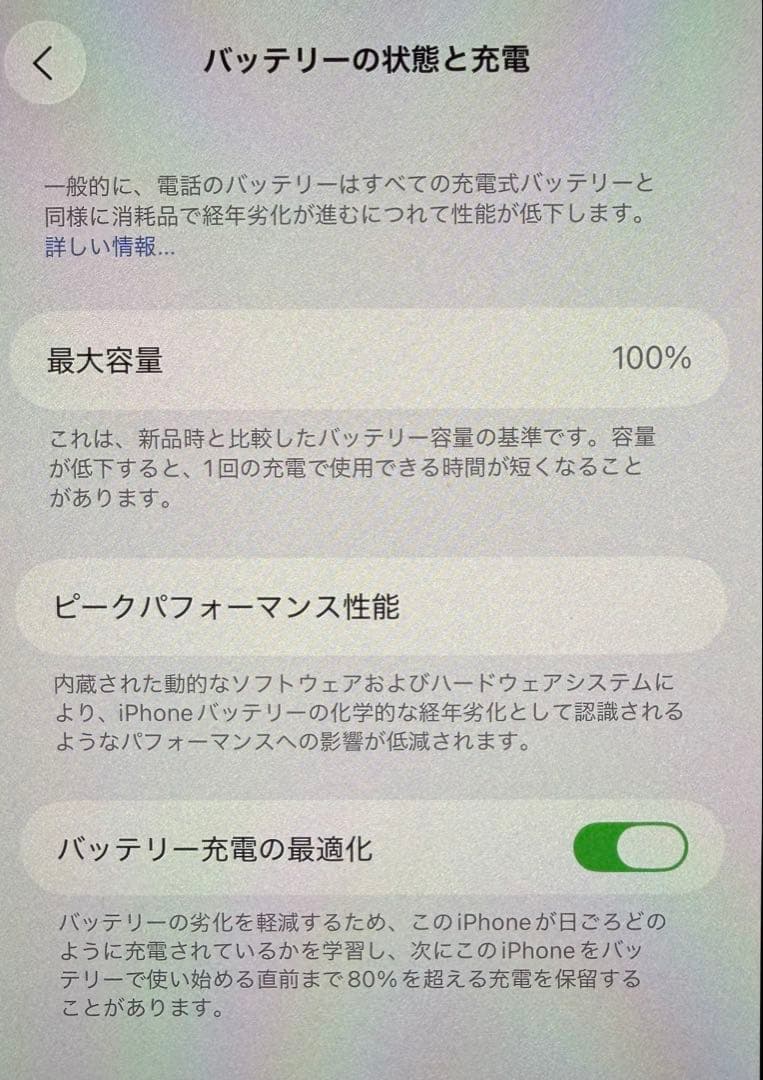 バッテリーフロント画面純正新品 iPhone12promax ブルー 256GB