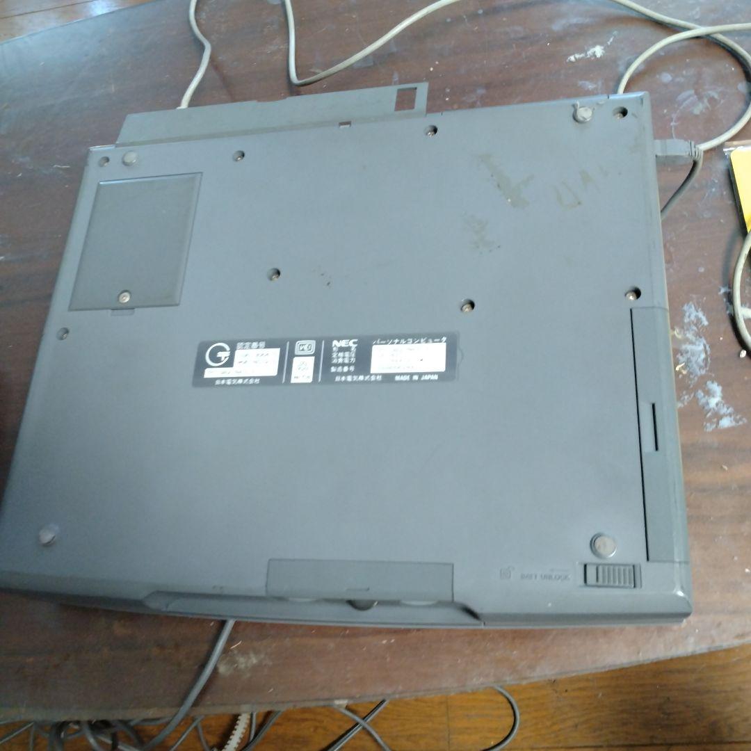 ■NEC 98note PC-9821Ne3/3 動作品 ジャンク ビネガー有り