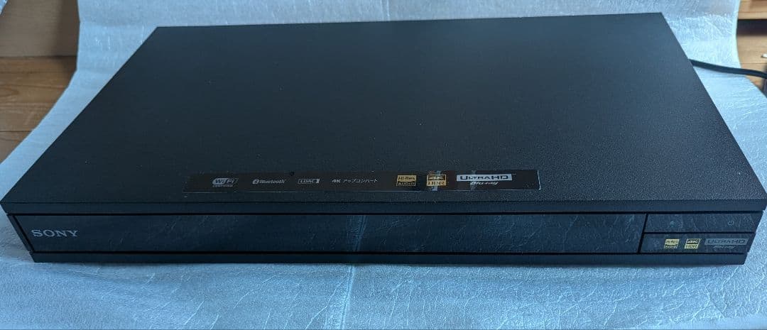 美品 SONY「UBP-X800」BDプレーヤー　４Kソフト・HDMI分配器付