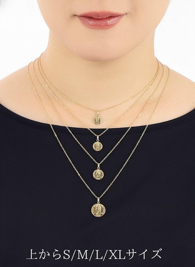 18k ネックレス トップ  刻印 本物 18金 k18 トップ L