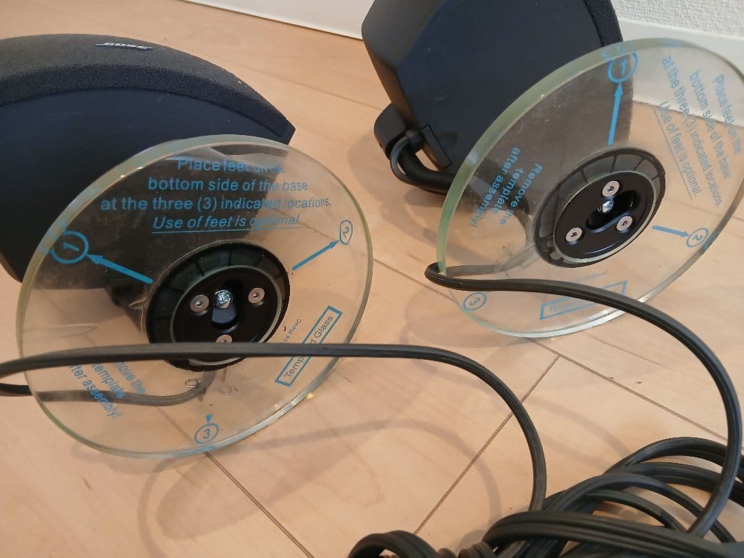 BOSE スピーカー 2個セット スタンド ガラス　希少