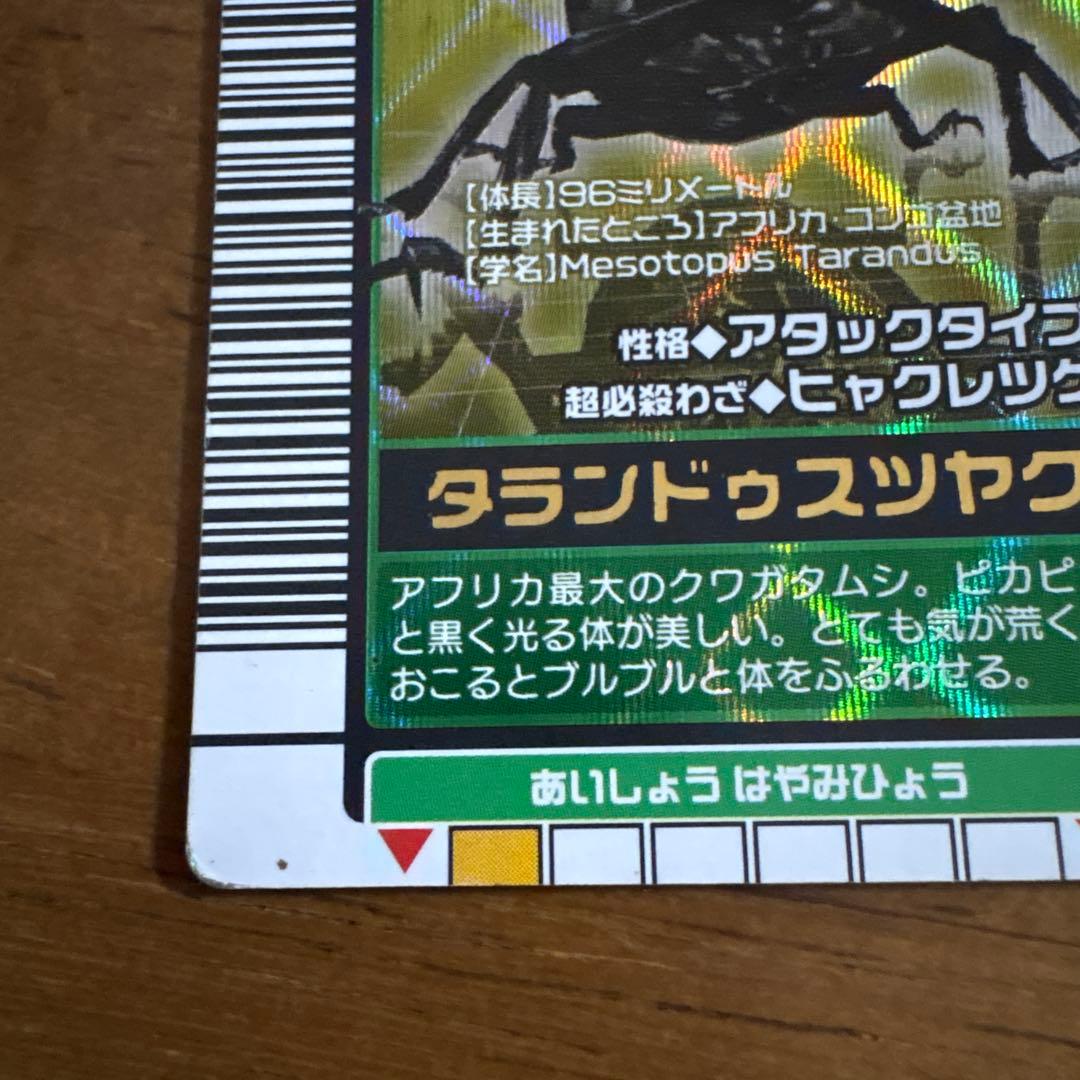 ムシキング　タランドゥスツヤクワガタ　2003秋