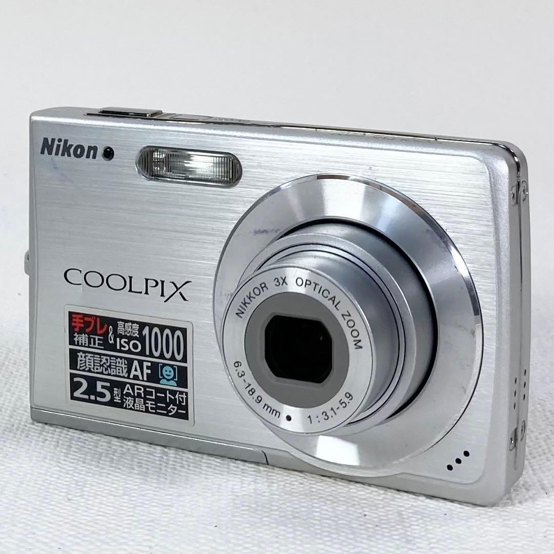 スマホ転送OK 動作OK Nikon coolpix S200 オールドコンデジ