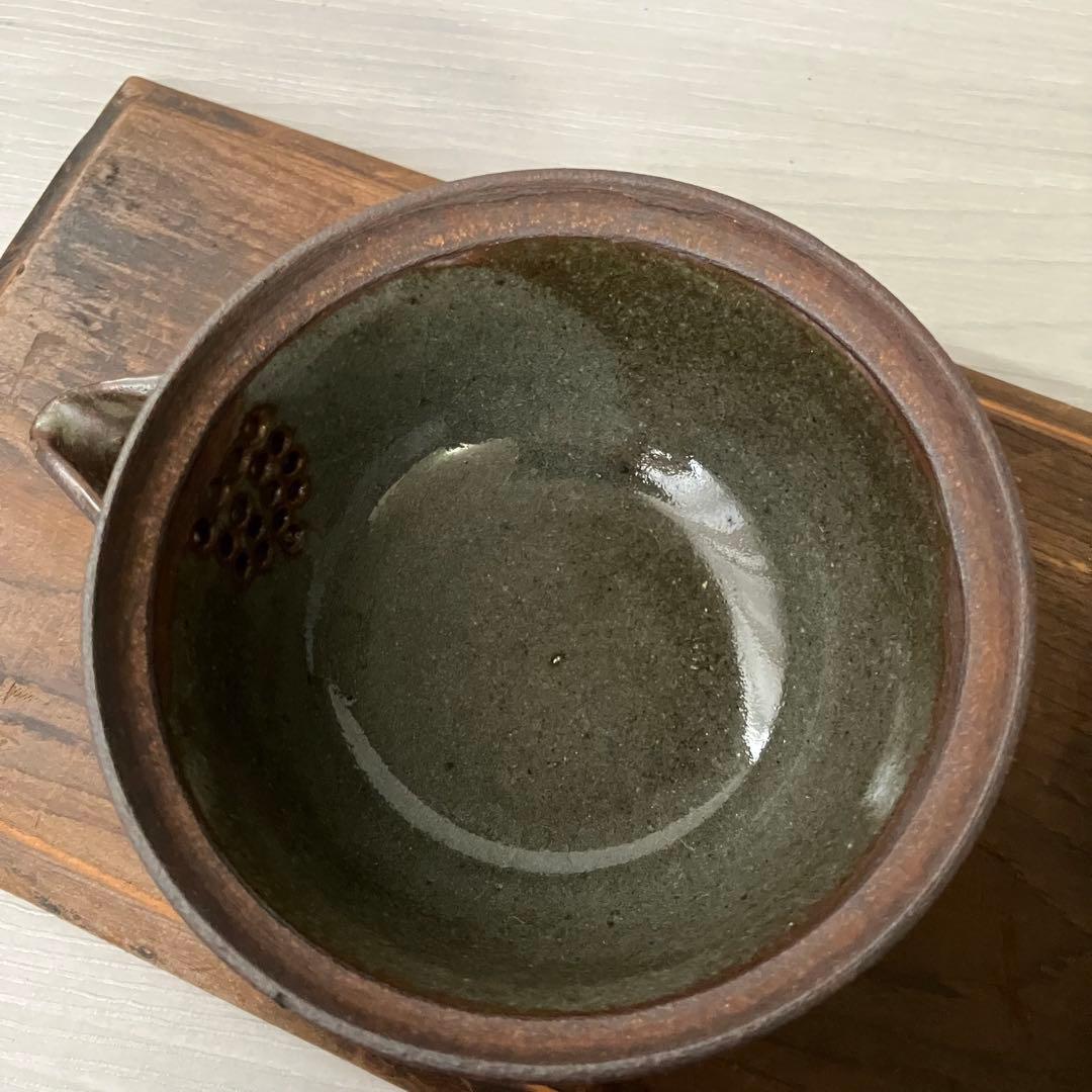 宝瓶＆湯冷しセット　絞り出し急須　茶器　茶道具　煎茶道具　刷毛目