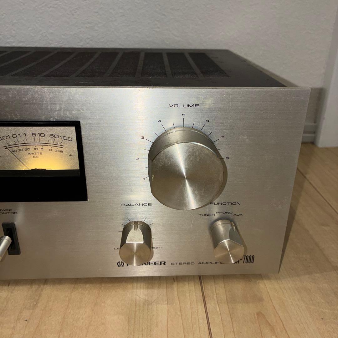 完動品！！　いい音　パイオニア　プリメインアンプ　SA-7600名機です