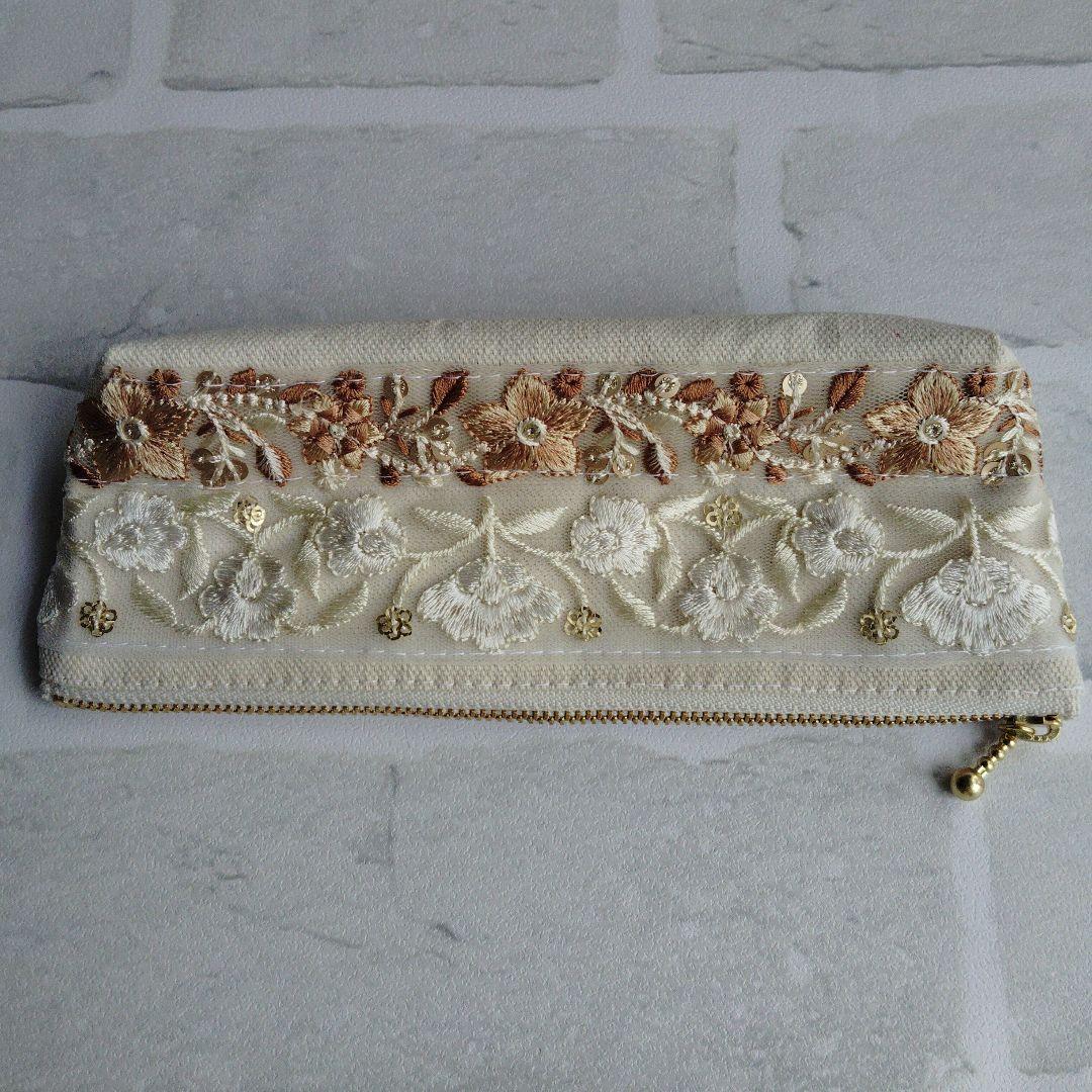 Moomn様 【おまとめ依頼】インド刺繍リボンのポーチ・キーケース 　6点